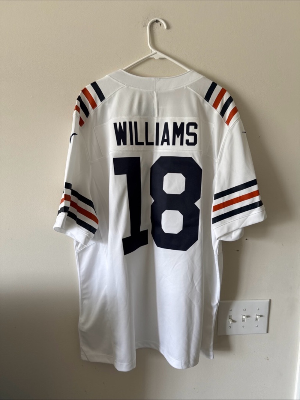 Men’s Nike Caleb Williams #18 Chicago Bears Vapor Limited NFL Jersey Sz 2XL RARE - Picture 6 of 6